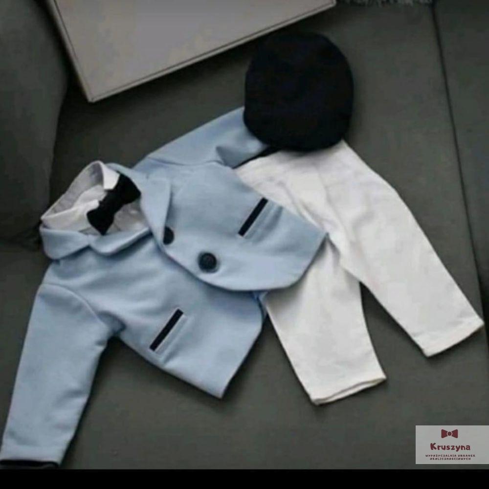 Garniturek do chrztu Leon (biały) marki Abrakadabra