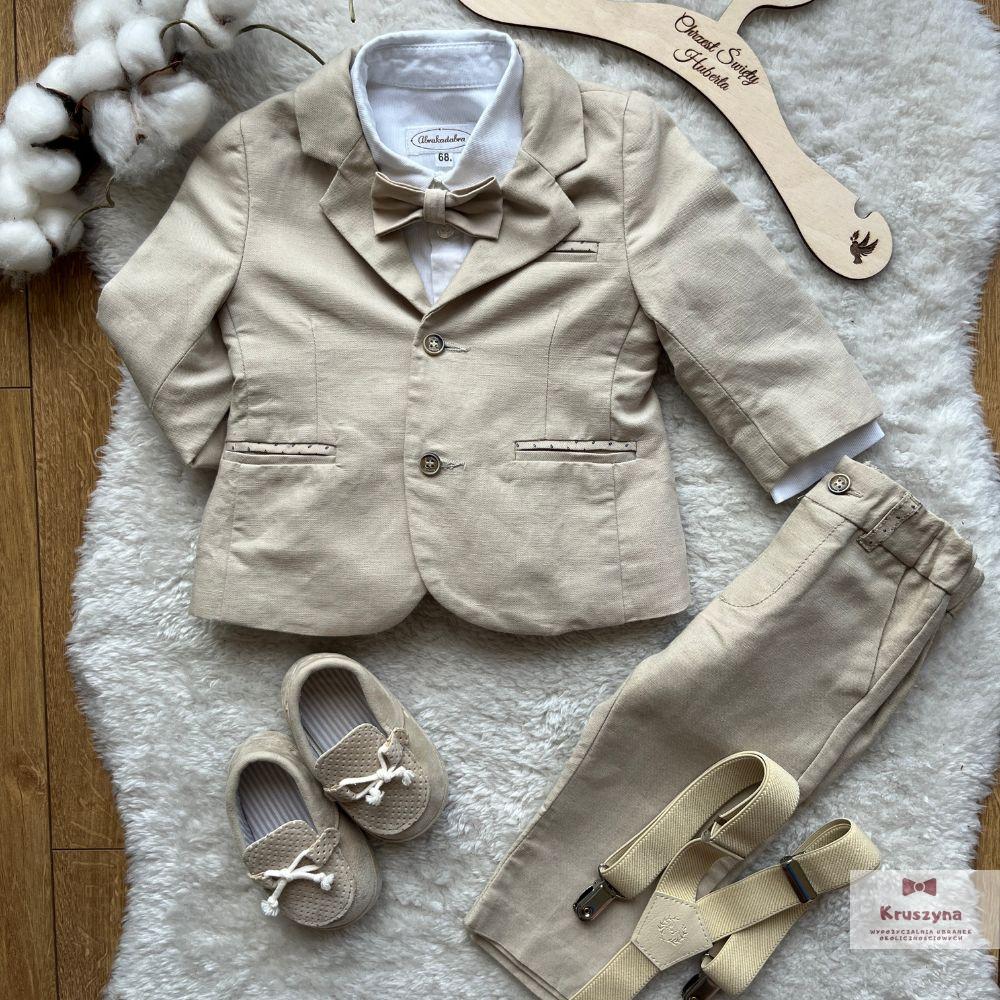 Garniturek do chrztu Hubert marki Mayoral (lniany)